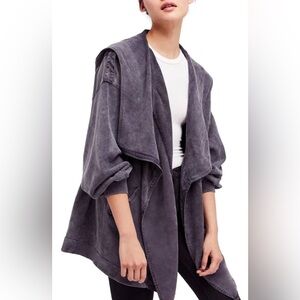 FREE PEOPLE C’MON HOODED CARDIGAN JACKET